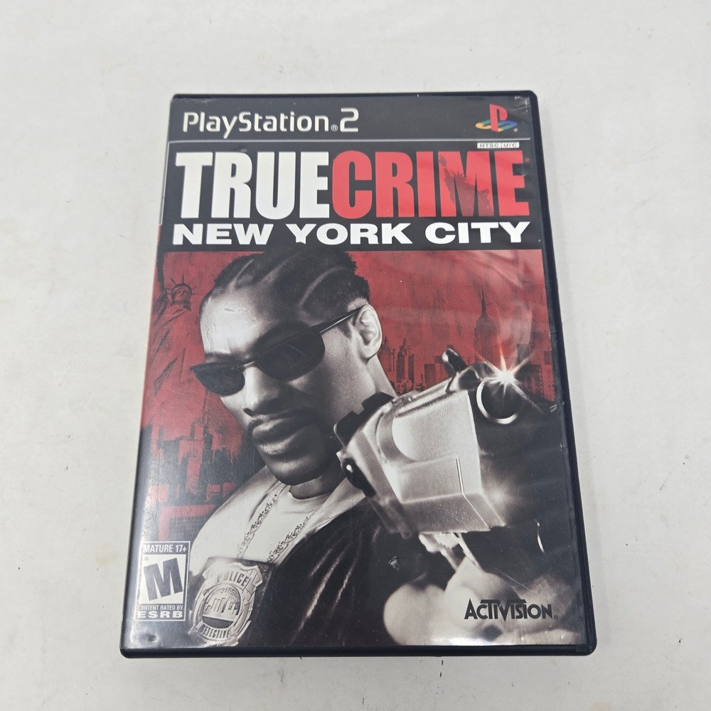 True Crime New York City Sony PlayStation 2 PS2 Game Activision 2005 CIB